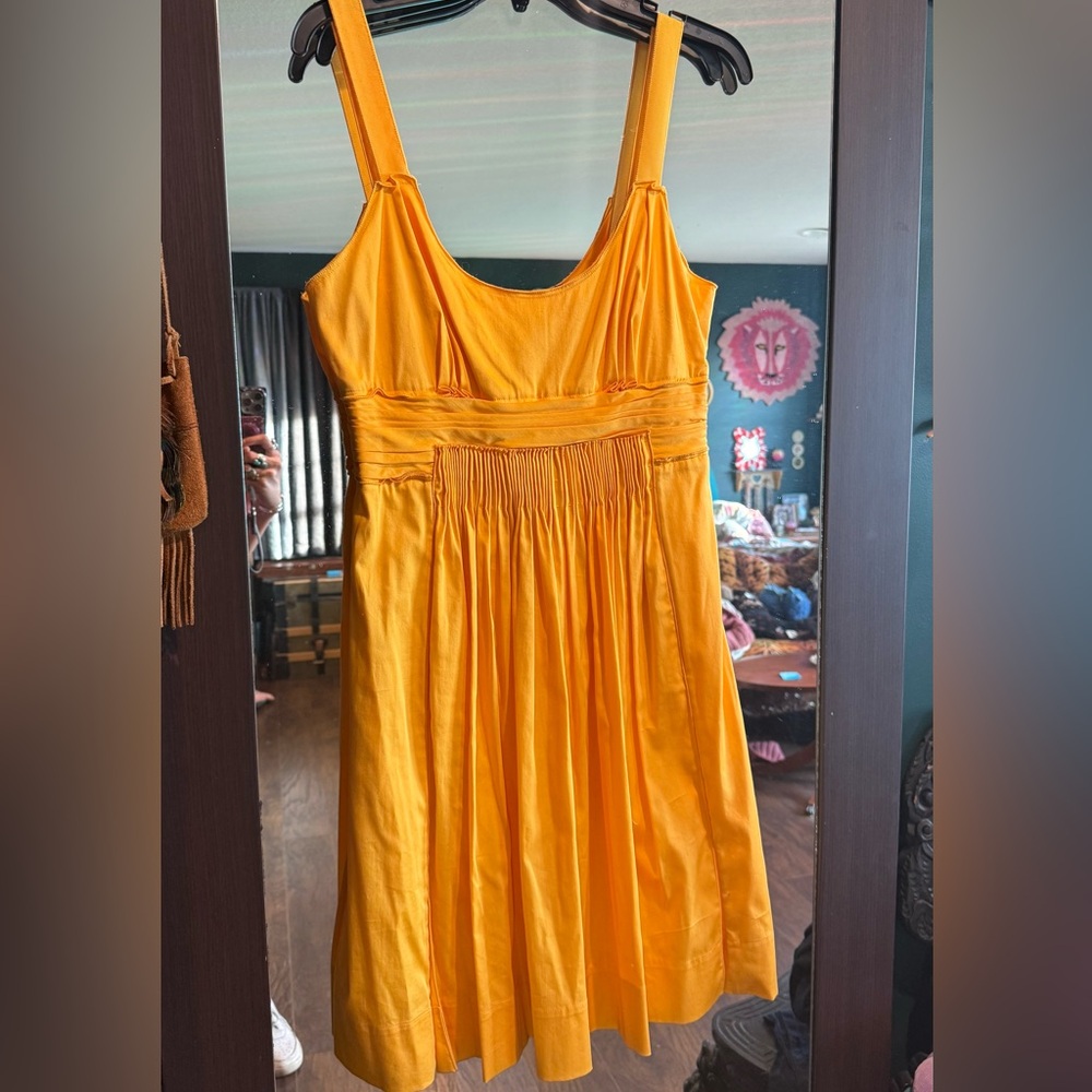 NWT Elie Tahari Golden Yellow Mini Sundress
